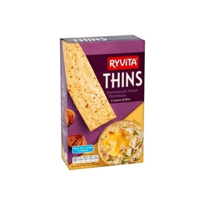 Picture of RYVITA THINS CARMALIZED ONIONS 125GR
